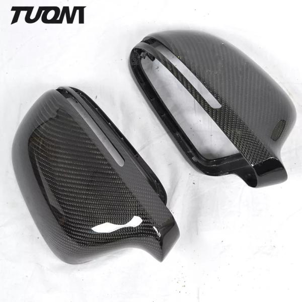 Real Carbon Fiber Car Mirror Cover For Audi A4 S4 RS4 A5 S5 RS5 B9 2016 - UP