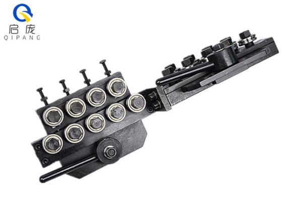 Black Color Iron Wire Rod Straightening And Cutting Machine Stable Performance
