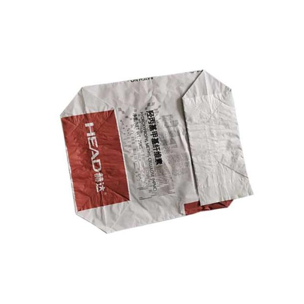 Sac fait sur commande 25kg d'ÉTOILE d'ANNONCE de valve de papier de polypropylène pour l'emballage adhésif de tuile