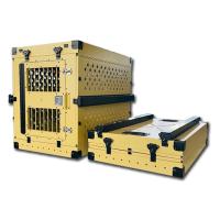Boîte de voyage pliable en aluminium pour chien