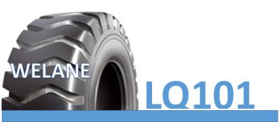 Black OTR Bias Ply Off Road Tires LQ101 Pattern 16 / 17 - 20 / 17.5 - 25