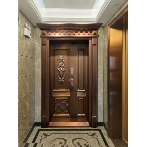 Decorative Copper Door With Wall Mounted For Aluminum Copper Garden Gate