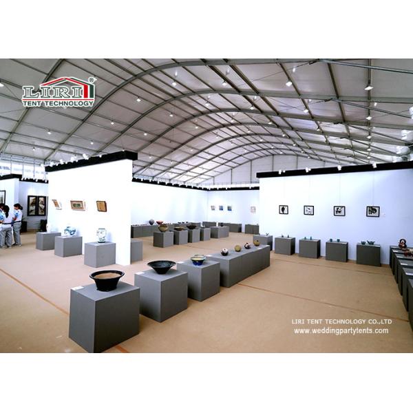 40М сдобренные шатры выставки крыши на открытом воздухе с высотой 8М бортовой и стеклянная стена для шоу Азии
