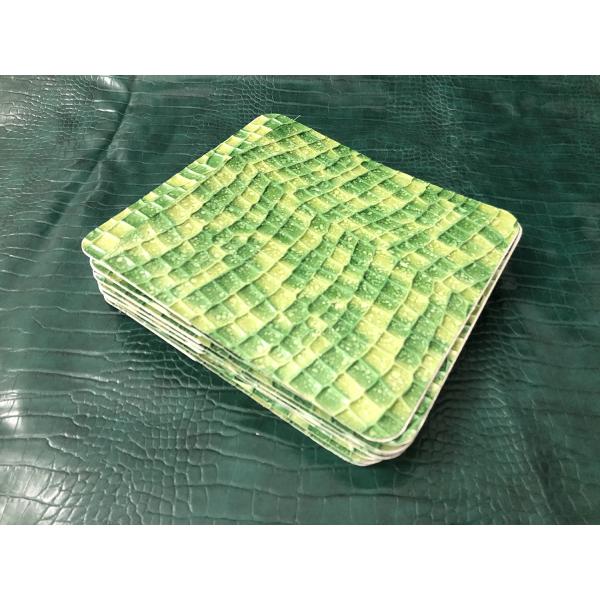 Fashion Customized Outer Skin for LANDSCAPE Pattern Semi-finished Pu Wallet Accessories