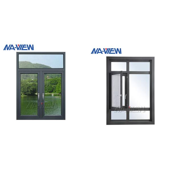1.2mm Aluminium Casement Windows Sunroom Storm Windows Coating anodize