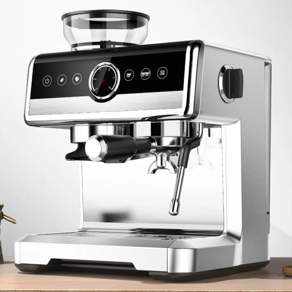 Semi-automatic Coffee Machine with All Accessories Italian Stainless Steel Automatic