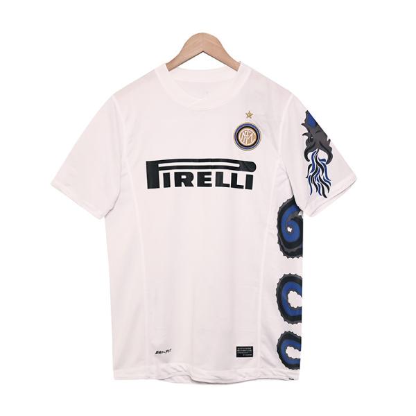 2010-2011 Inter Milan Retro Away Jersey classique de reproduction de soutien personnalisation