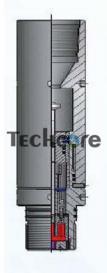 2.9 Inch Dual Initiation Firing Head Oil Well Perforation For Perforating Gun