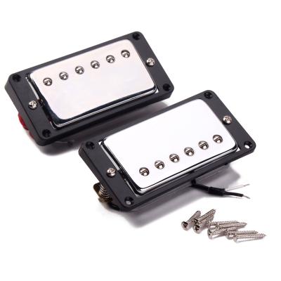 Double Coil Pickup Humbucker LP Guitarra Elétrica Pescoço 8k & Bridge 14,5k Metal com parafusos