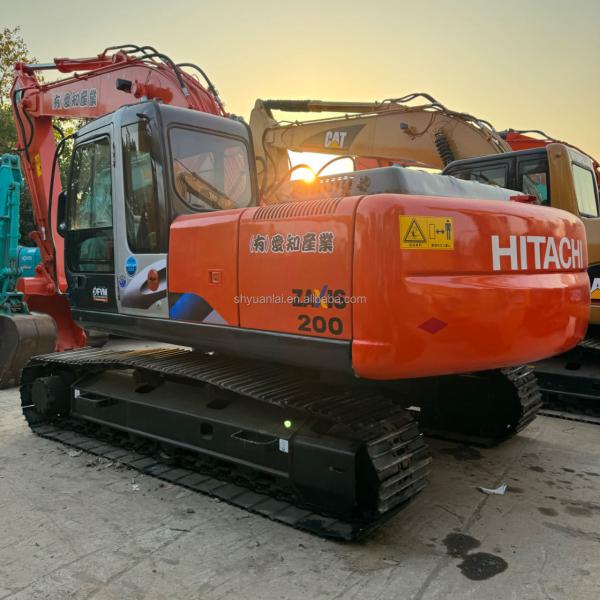 Excavateur à haute puissance ZX200 avec soupape hydraulique d'origine et conception en acier souple