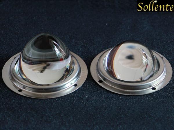 Industrial Light Clear LED Glass Lens With Narrow Angle 35 Degree