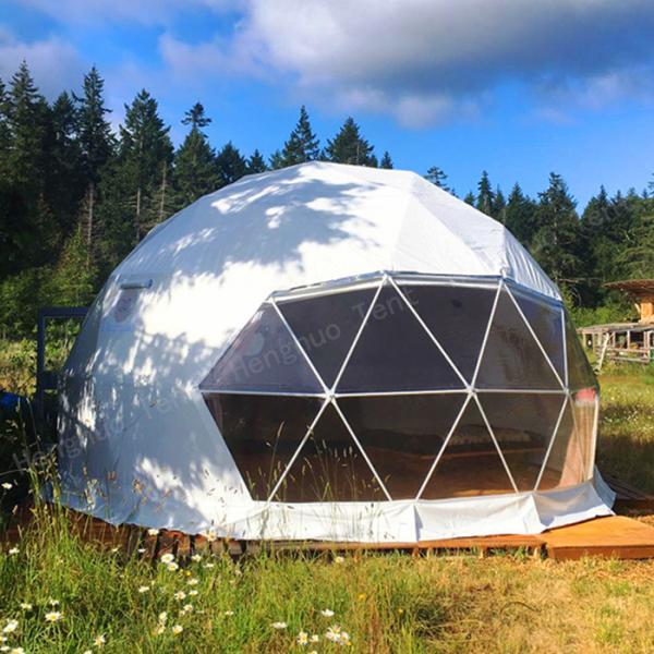 Custom Geodesic Dome Greenhouse Tent Outdoor Fireproof Steel Frame
