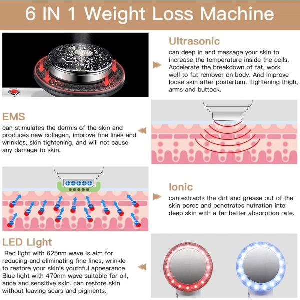 Mini Handheld Body Slimming Vacuum Ultrasonic Fat Cavitation Machine