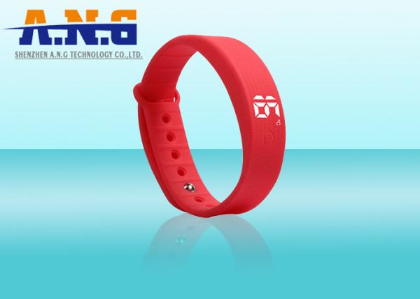 USB Port HF Rfid Tags , Sport Rfid Silicone Wristbands with FM1108 chip