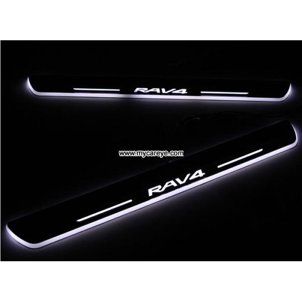 Toyota RAV4 car door welcome lights LED Moving Door sill Scuff for sale