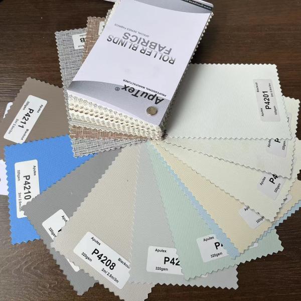 Ткань шторок ролика светомаскировки 100% полиэстер непрозрачная для обработки ветра