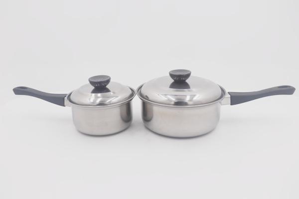 3pcs Cookware pots nonstick cooking pot stainless steel sauce pan