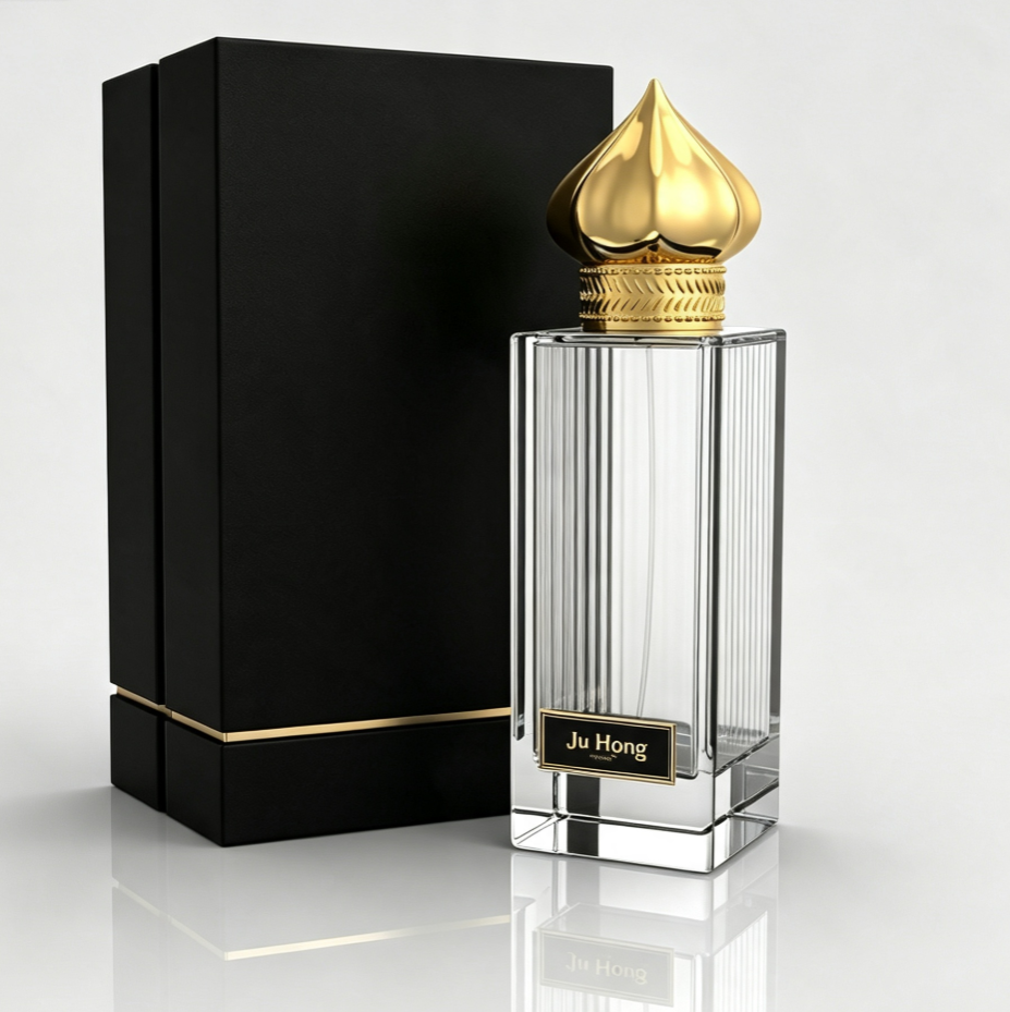 Luxury Gold Crown Zinc Alloy Perfume Bottle Cap for Premium Fragrance Packaging
