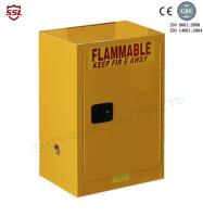 Metal Portable Chemical Storage Cabinet With Single Door , 12gallon Flammable Safety Cabinet