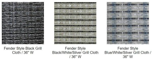 Cabinet Grill Cloth Black/White with Silver Accent, 63 Width grill cloth fabric DIY repair speaker