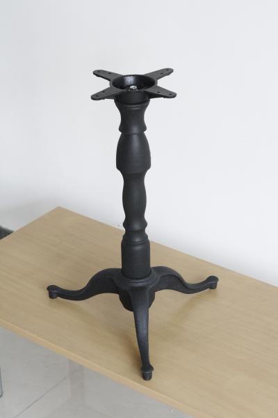 Fancy Restaurant Table Bases Metal Furniture Accessories Powder Coat Finish