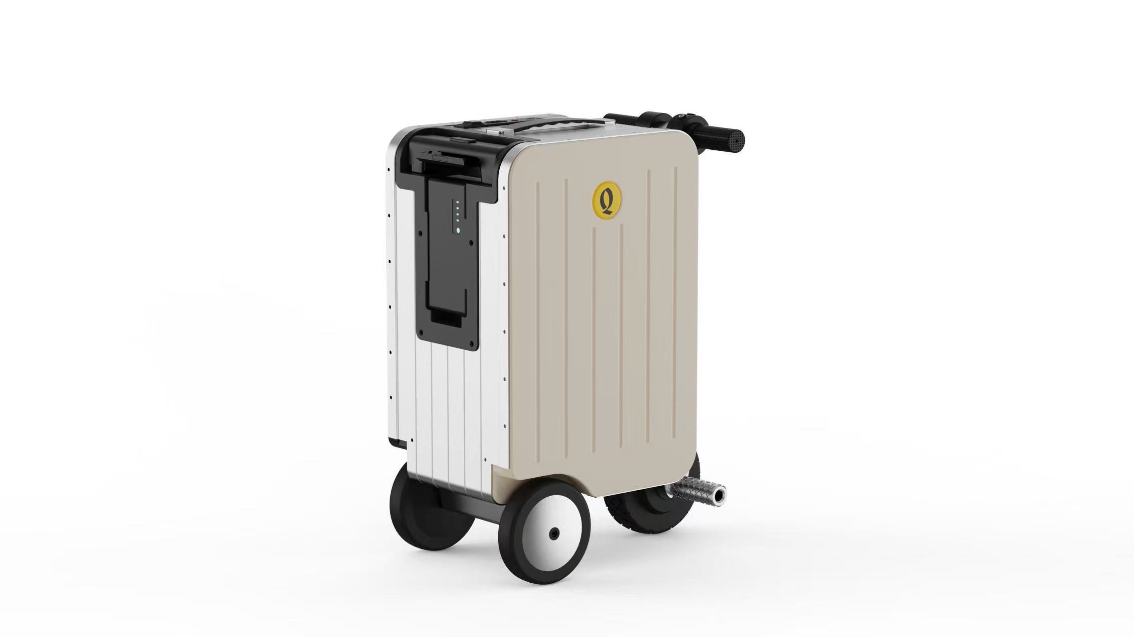 Intelligent Cycling Business Travel Luggage 28inch Aluminium Frame Lightweight Hard Shell Suitcase