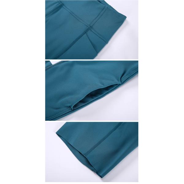 Sealed High Waist Gym 220gsm Active Yoga Shorts With Drop In Side Phone Pockets