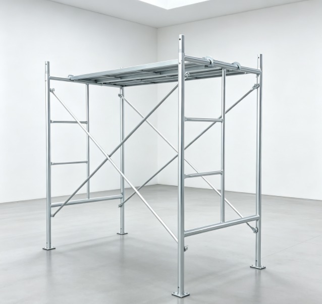 Metal Frame Scaffold Tower 6.3ft Height With Removable Platform Components