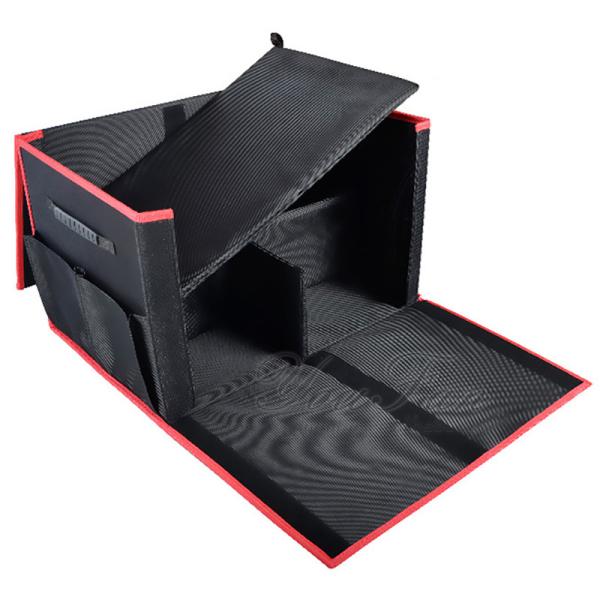 Collapsible Automobile Trunk Organizer With Lid Custom Size Acceptable