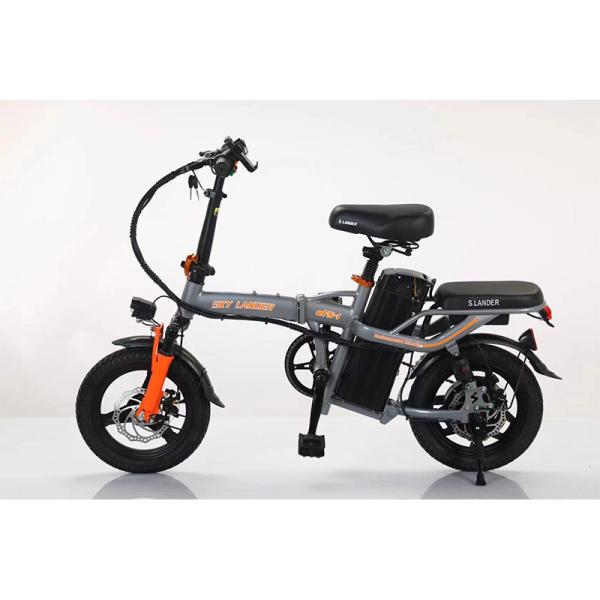 Down Tube Battery 14-Inch Folding Electric Bike 48v 14.5ah Long Endurance Electric Bike 400w Mini Electric Bike