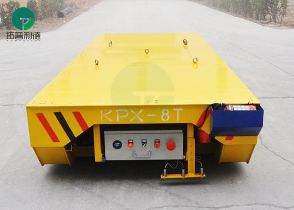 5-30 Ton Custom Steel Billet Transport Battery Transfer Cart With Manual Steering