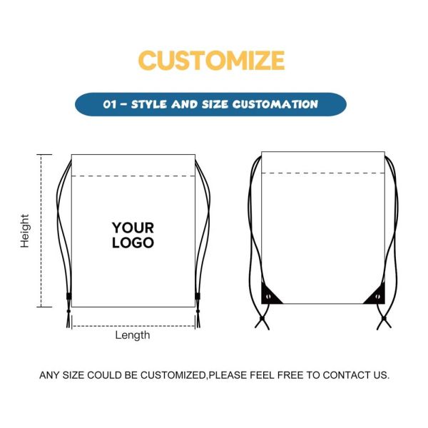 Premium BJJ Gi Bag with Customized Logo 250gsm Ripstop and Drawstring Loops for Kids Unisex Martial Arts Gear