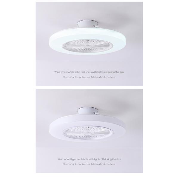 Remote Control / App Control 40W Ceiling Fan With LED Light For living Room And Bedroom