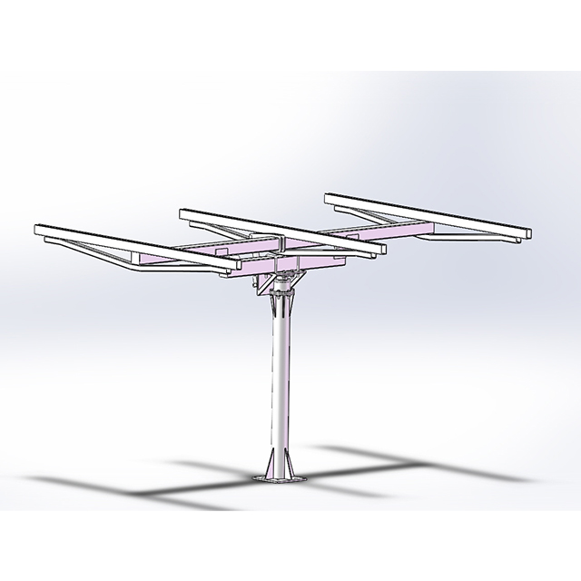 Jimmy New Arrival 1kw 12v 24v DC Motor Sun Power Solar Tracking Controller System With Support Racks