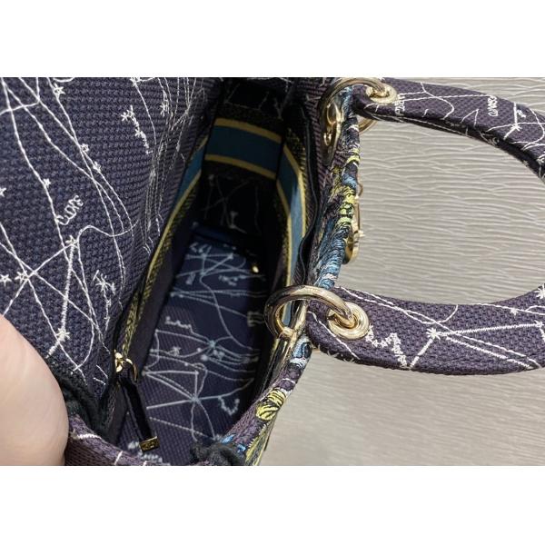Retro Tote Single Shoulder Bag 24cm Length With Exquisite Embroidery