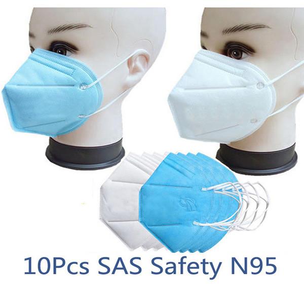 Safety N95 Face Mask Surgical Disposable Dust Masks 3 Ply Foldable Design