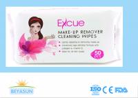 Le solvant de maquillage de soin de peau sensible a mouillé des chiffons doucement biodégradables