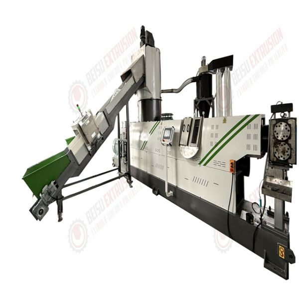 Waste PP PE Pellets Making Plant Plastic HDPE LDPE Scrap Recycling Pelletizing Production Line Pet Granulating Granulator PVC PC Granules Pelletizer Machine