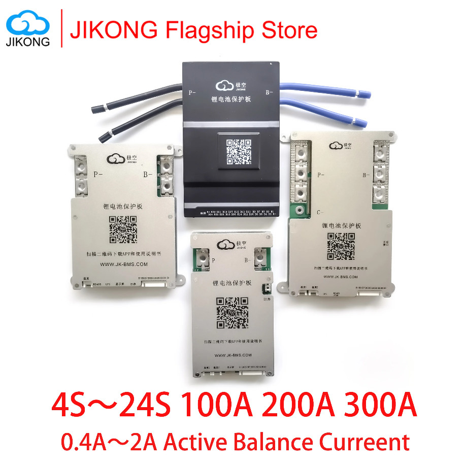 JIKONG Jk Bms Активный баланс Bms 8S - 20S 24S Умный Bms 60A - 600A Lifepo4 батарея