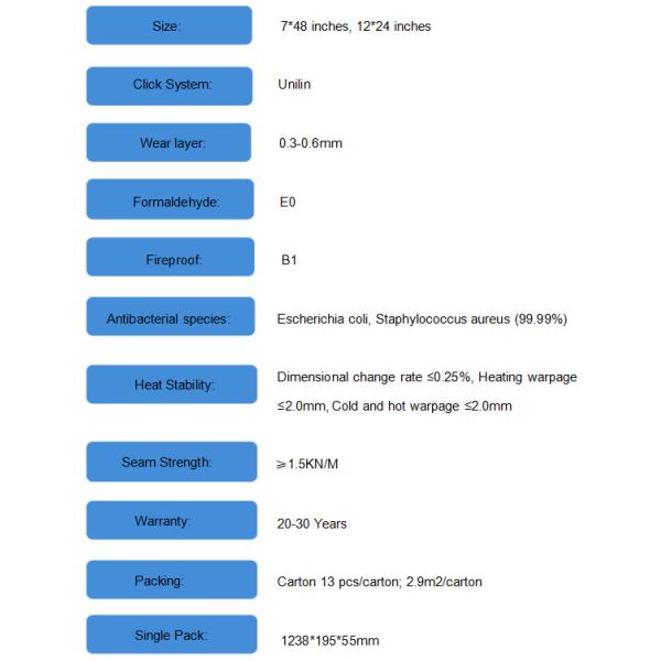 Prenda impermeable caliente de Brown del rasguño de YA-M611L-17A del suelo de lujo anti del vinilo incombustible