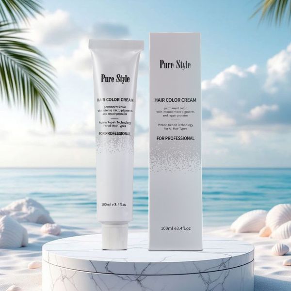 Professional Low Ammonia Natural Herbal Cream Hair Dye Non Allergic