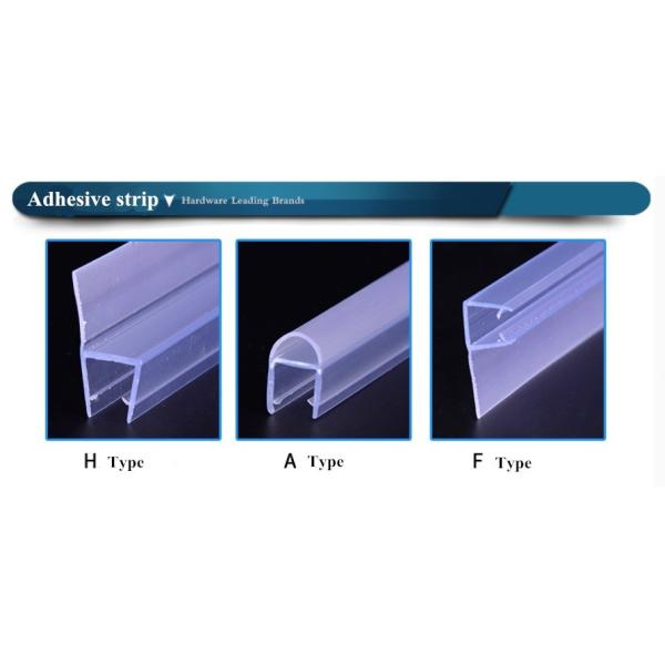 Transparent H Extrusion Shower Seal Strip for Soft PVC Door Sealing in Bathrooms