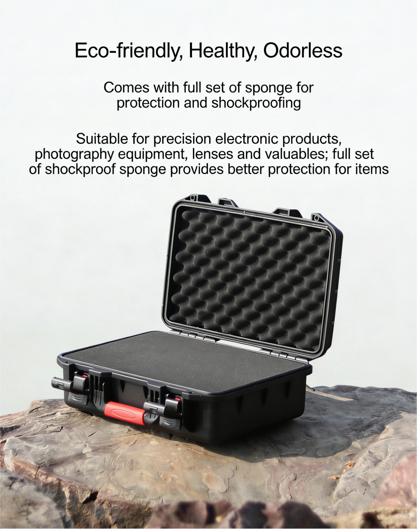 Portable Plastic Safety Case Multi-Functional Waterproof And Shockproof