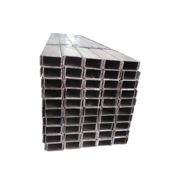 Curtain Wall Material Galvanized U Channel High Toughness With Thick Protective Coating