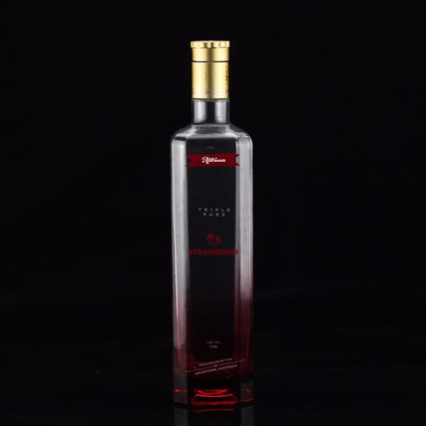 Выгравированная поверхность 750 мл стеклянная бутылка для промышленного и стеклянного воротника в Мексике текила