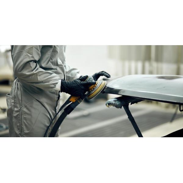 Green Film Polyester Substrate Ceramic Sanding Disc Wet Strength For Automotive