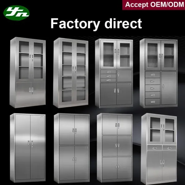 Customized AISI 304 SS Stainless Steel Medical Cabinet with Easy Disinfection for Operating Theatre and Surgical Storage