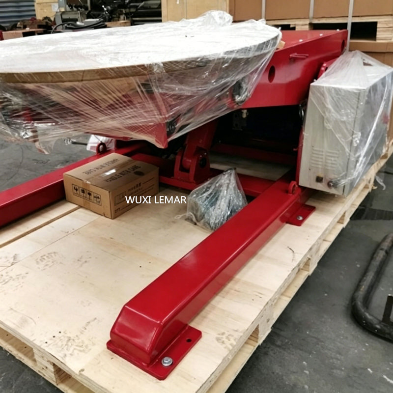 1 Ton Hydraulic Tilting Welding Positioner for Vessel Component Fabrication