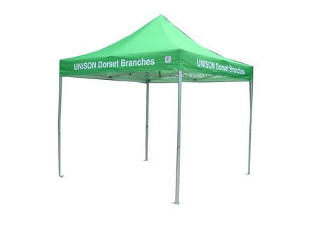 Tradeshow Foldable Canopy Tent , Waterproof Pop Up Tent Flame Retardant