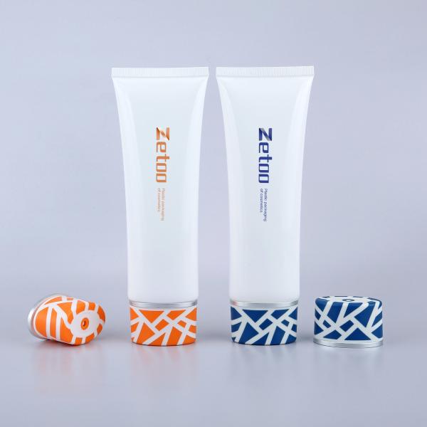 Oval Cleanser Tube Customized Body Lotion Tube Packaging 40mm Diameter